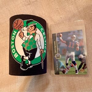 2/LOT BOSTON BUNDLE Celtics Coozy & Bledsoe Trading Card